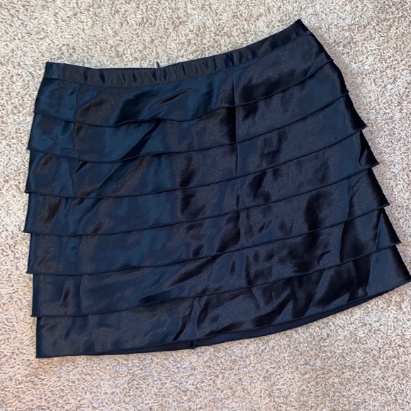 Express Dresses & Skirts - Express Satin Ruffle Skirt